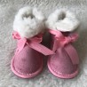 Pantufas de Cordões Rosa