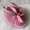 Pantufas de Cordões Rosa