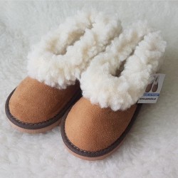 Pantufas de criança Camel