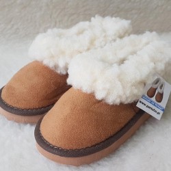 Pantufas de criança Camel